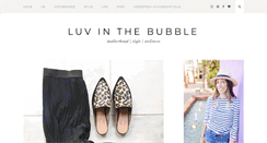 Desktop Screenshot of luvinthebubble.com